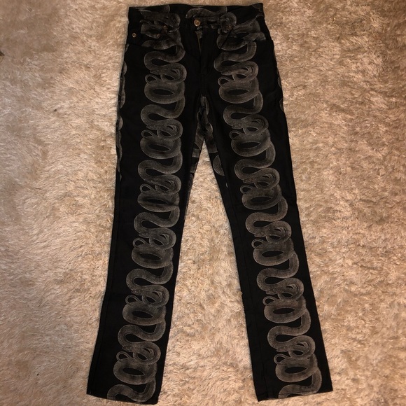 HYSTERIC GLAMOUR SNAKE DENIM - Picture 2 of 7